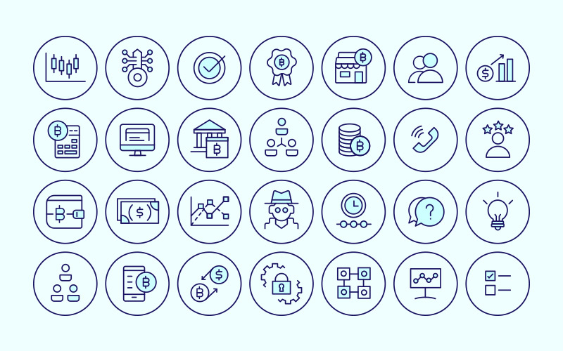 وکتور کاور هایلایت ارز دیجیتال طرح یاس